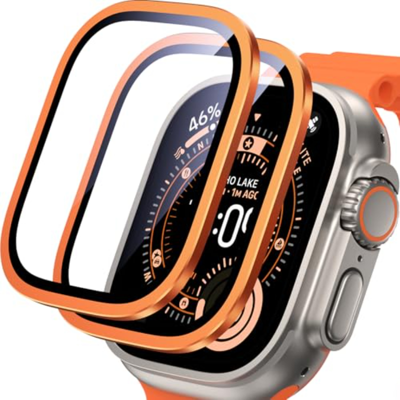 قطعتان من الزجاج المقوى المعدن - مراجعة Smartwatch Screen Film وسعره