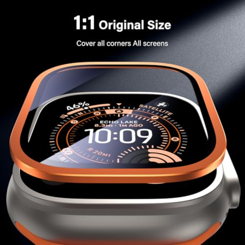 قطعتان من الزجاج المقوى المعدن - مراجعة Smartwatch Screen Film وسعره