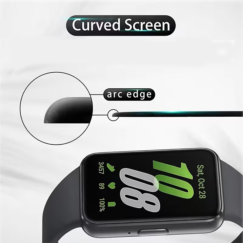3-5 قطع من طبقة حماية الشاشة ا - مراجعة Smartwatch Screen Film وسعره