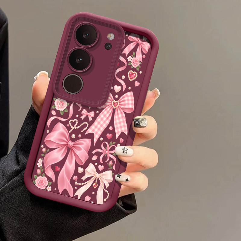 غطاء هاتف بتصميم زهري وعقدة عل - مراجعة Vivo X200 وسعره