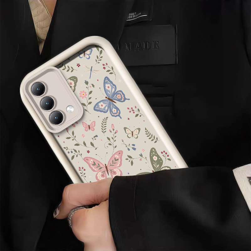 غطاء هاتف بتصميم فراشات وزهور  - مراجعة Realme C67 وسعره