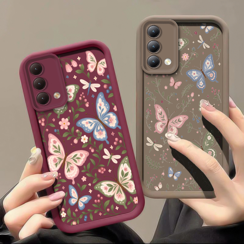 غطاء هاتف بتصميم فراشات وزهور  - مراجعة Realme C67 وسعره