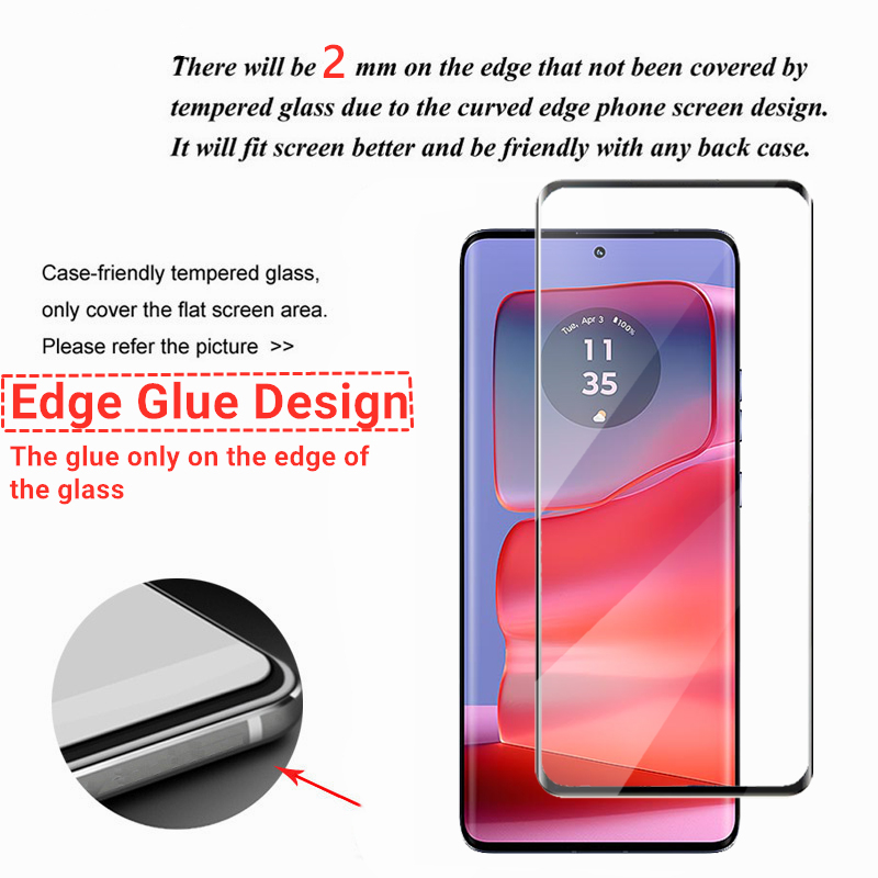 غشاء زجاجي مقسى ثلاثي الأبعاد  - مراجعة Curved Edge Screen وسعره