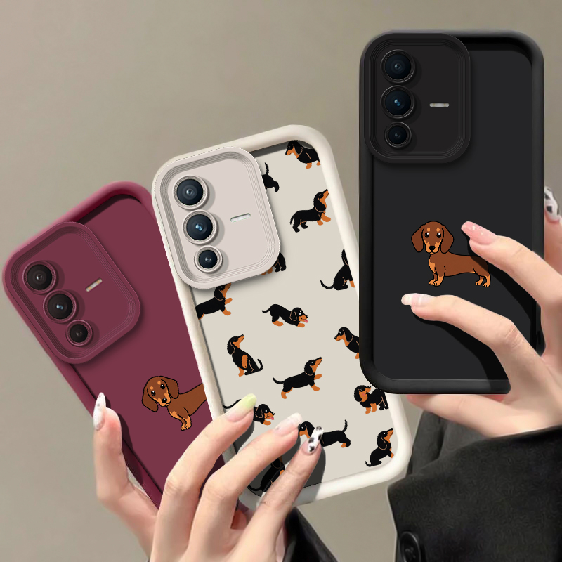 غطاء هاتف بتصميم كلب الداشهوند - مراجعة Vivo V40 وسعره